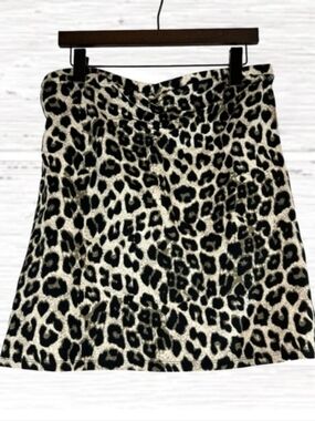 Torrid Leopard Print Strapless Top Sz 1